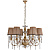 Люстра Crystal Lux ALEGRIA SP6 GOLD-BROWN ALEGRIA