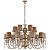 Люстра Crystal Lux ALEGRIA SP10+5 GOLD-BROWN ALEGRIA