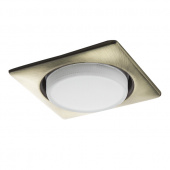 212121 Светильник TENSIO Q GX53 H4 220V SQUARE GREEN BRONZE (в комплекте)