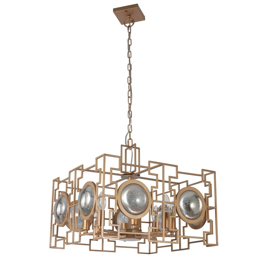 Светильник Crystal lux CUENTO SP8 GOLD CUENTO