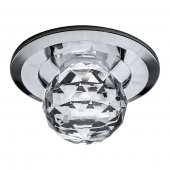 070112 Светильник ASTRA BOL LED 1W 82LM ХРОМ/ПРОЗРАЧНЫЙ 3000K (в комплекте)