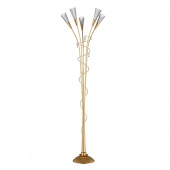 711753*** (SL1105/5)  Торшер AEREO 5х25W G9 gold foil (в комплекте)