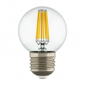 933824 Лампа LED FILAMENT 220V G50  E27 6W=65W 400-430LM 360G CL 4000K 30000H (в комплекте)