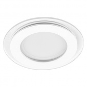 212010 Светильник ACRI CYL LED 6W 480LM БЕЛЫЙ/ПРОЗРАЧНЫЙ 3000K (в комплекте)