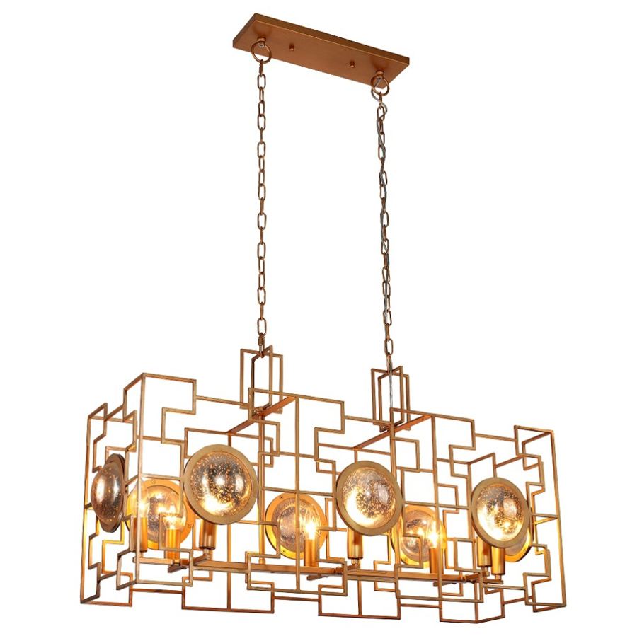 Светильник Crystal lux CUENTO SP8 L900 GOLD CUENTO
