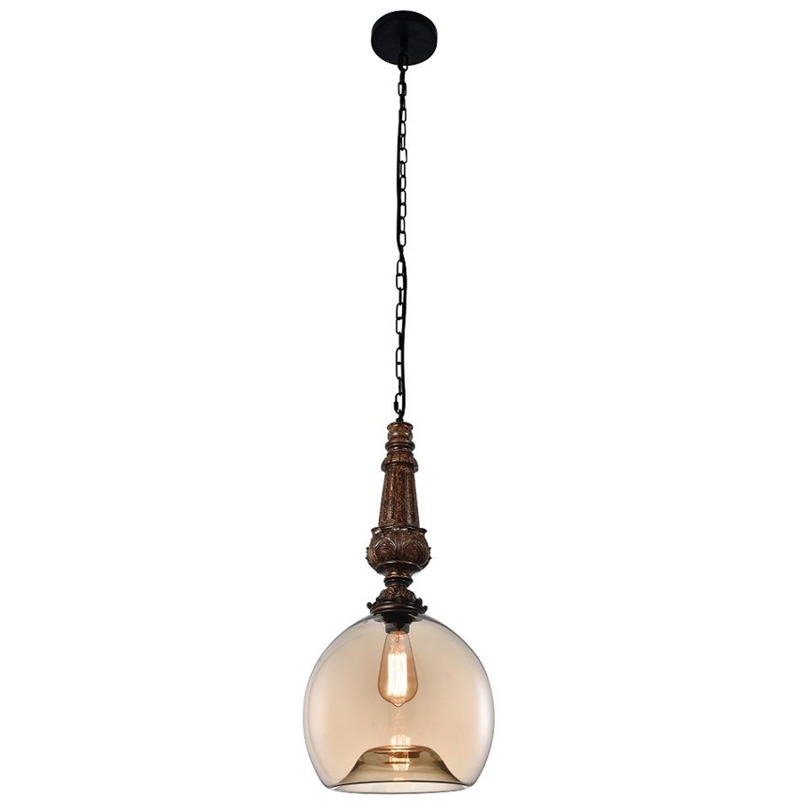 Светильник Crystal Lux DECO SP1 B AMBER DECO