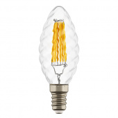 933704 Лампа LED FILAMENT 220V C35 E14 6W=65W 400-430LM 360G CL 4000K 30000H (в комплекте)