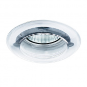 002230 (GM790) Светильник ANELLO TR MR16/HP16  ХРОМ/ПРОЗРАЧНЫЙ (в комплекте)