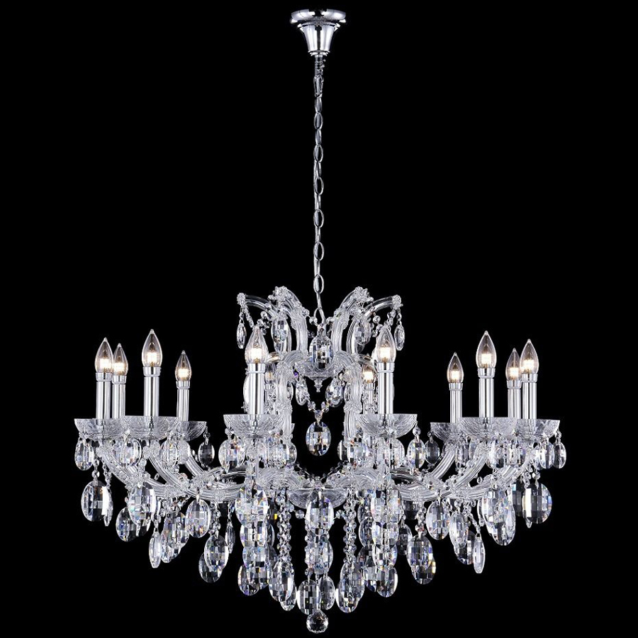 Хрустальная люстра Crystal Lux HOLLYWOOD SP12 CHROME HOLLYWOOD