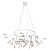 Светильник Crystal lux EVITA SP45 D WHITE-TRANSPARENT EVITA