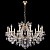 Хрустальная люстра Crystal Lux HOLLYWOOD SP12 GOLD HOLLYWOOD