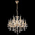 Хрустальная люстра Crystal lux INES SP8+4 GOLD/TRANSPARENT INES