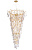 Люстра Crystal Lux REINA SP34 D1200 GOLD PEARL