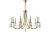 Люстра Crystal Lux VICTORIA SP10 GOLD/AMBER