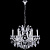 Хрустальная люстра Crystal Lux HOLLYWOOD SP6 CHROME HOLLYWOOD
