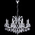 Хрустальная люстра Crystal Lux HOLLYWOOD SP8 CHROME HOLLYWOOD