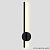 Бра Crystal Lux VERDE AP L500 BLACK NEW