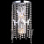 Хрустальное бра Crystal Lux BLOOM AP2 CHROME BLOOM