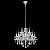 Хрустальная люстра Crystal lux INES SP8+4 WHITE INES