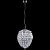 Хрустальный светильник Crystal lux CHARME SP3+3 LED CHROME/TRANSPARENT
