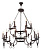 Люстра Crystal Lux SUERTE BROWN SP12+6