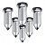 079064 Светильник NUBELLA  LED 0,7WХ6 240LM ХРОМ 4000K (в комплекте)