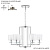 Люстра Crystal Lux NICOLAS SP-PL6 NICKEL/WHITE