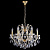 Хрустальная люстра Crystal Lux HOLLYWOOD SP6 GOLD HOLLYWOOD