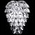 Хрустальное бра Crystal lux CHARME AP2+2 LED CHROME/TRANSPARENT