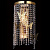 Хрустальное бра Crystal Lux BLOOM AP2 GOLD BLOOM
