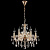 Хрустальная люстра Crystal lux INES SP6 GOLD/TRANSPARENT INES