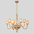 Люстра Crystal Lux SILVESTRO SP8 AMBER