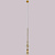 Светильник Crystal Lux LUX SP1 B AMBER LUX