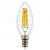 933702 Лампа LED FILAMENT 220V C35 E14 6W=65W 400-430LM 360G CL 3000K 30000H (в комплекте)