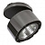 214828*** Светильник  FORTE INCA LED 26W 1950LM 30G ЧЕРНЫЙ ХРОМ 4000K (в комплекте)