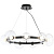 Люстра Crystal Lux BOSQUE SP9 BLACK/TRANSPARENT