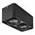 052127-IP65 Светильник MONOCCO LED 2х10W 1200LM 30G ЧЕРНЫЙ 4000K (в комплекте)