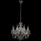 Хрустальная люстра Crystal lux INES SP8 CHROME/TRANSPARENT INES